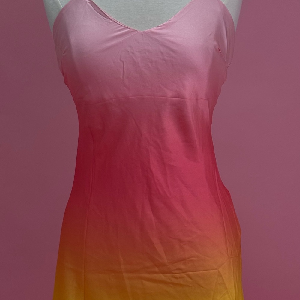 Princess Polly Pink and Yellow Ombre Dress